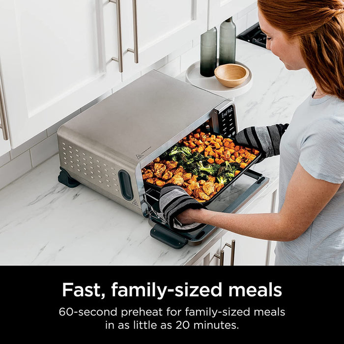 Recertified - Ninja Foodi 8 in 1 Countertop Pan Oven, Stainless Steel