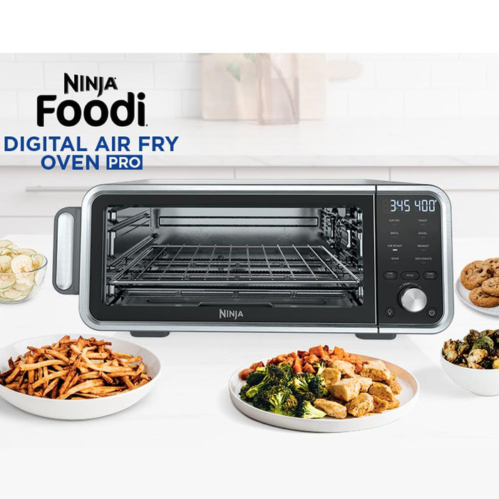Ninja SP201 Digital Air Fry Pro Countertop 8-in-1 Oven with Extended  Height, XL Capacity, Flip Up & Away Capability for Storage Space, with Air  Fry
