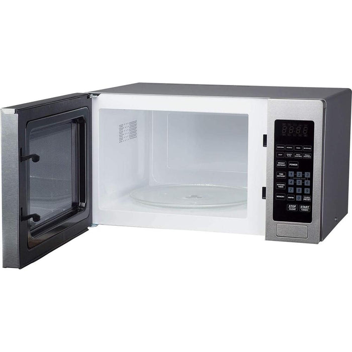 Magic Chef MCM990ST 0.9 Cu Ft 900W Countertop Microwave Oven, Stainless Steel - Open Box
