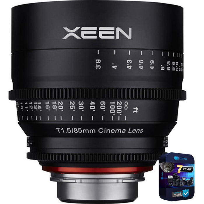 Rokinon Xeen 85mm T1.5 Cine Lens for Canon EF Mount with 7 Year Warranty