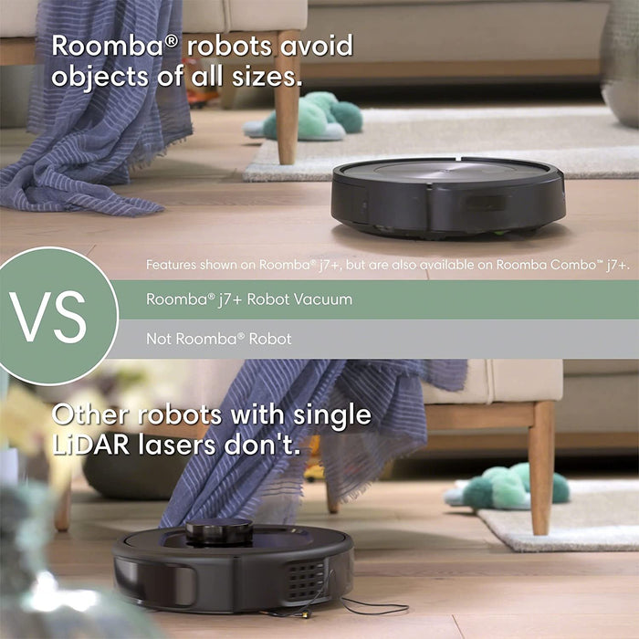 iRobot Roomba Combo j7+ Self-Emptying Robot Vacuum and Mop (c755020)