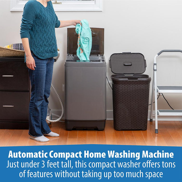 Deco Home Portable Washing Machine 1.8 cu. ft., 16 lbs Capacity, 10 Programs - Open Box