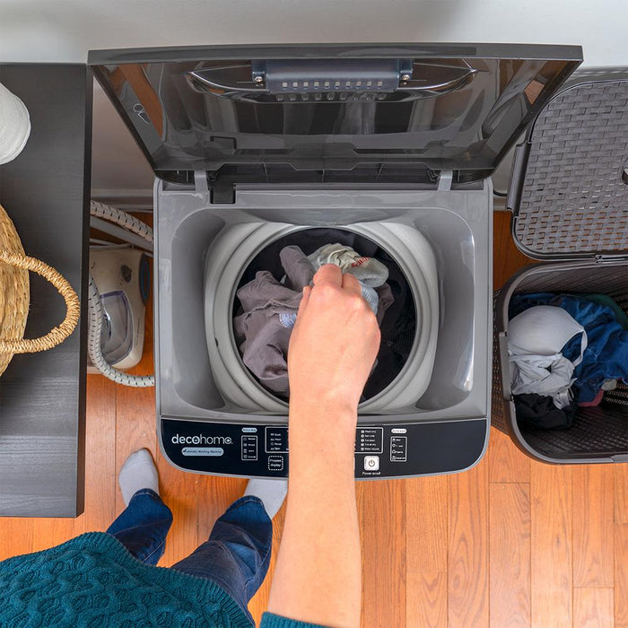 Deco Home Portable Washing Machine 1.8 cu. ft., 16 lbs Capacity, 10 Programs - Open Box