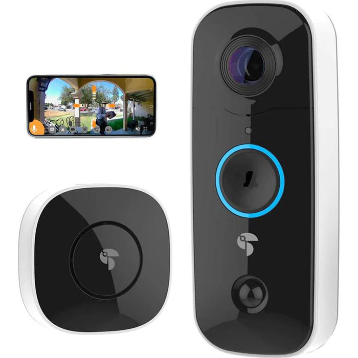 Toucan Wireless 1-Channel 1080p HD Video Doorbell (TVD200WU) - Open Box