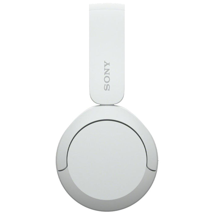 Sony WH-CH520 Wireless Headphones with Microphone, White w/ Warranty Bundle
