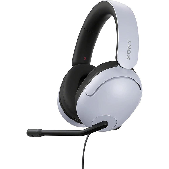 Sony MDRG300/W INZONE H3 Wired Gaming Headset, White w/ Warranty Bundle