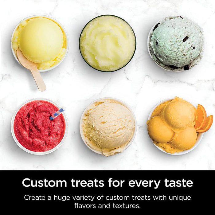 Ninja CREAMi Deluxe 11-in-1 XL Ice Cream Maker Silver Renewed + 2 Year Warranty