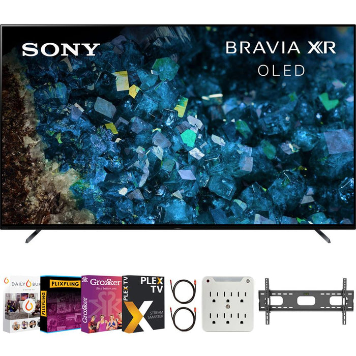 Sony BRAVIA XR 77" A80L OLED 4K HDR Smart TV with Movies Streaming Pack (2023 Model)