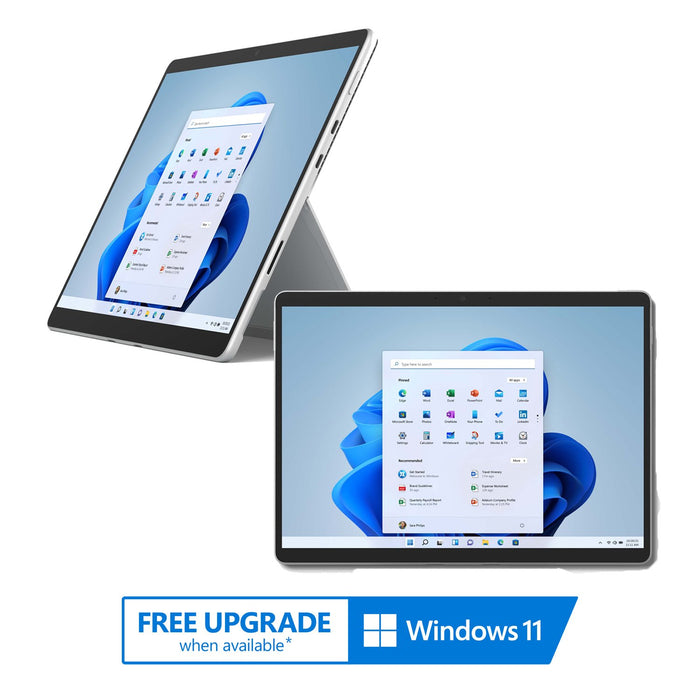 Microsoft Surface Pro 8 13" Touch Intel i7 16GB Memory 256GB SSD - Platinum, Refurbished