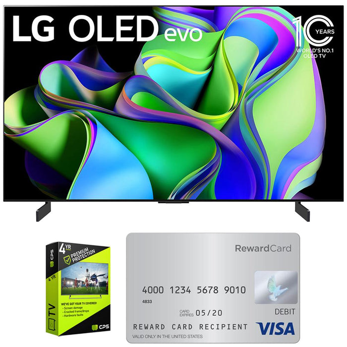 LG OLED evo C3 55" HDR 4K Smart OLED TV (2023) w/ 4 Yr Warranty + $25 Gift Card