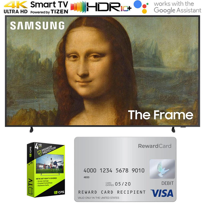 Samsung QN65LS03BA 65" The Frame QLED 4K UHD Smart TV w/ 4 Yr Warranty + $200 Gift Card