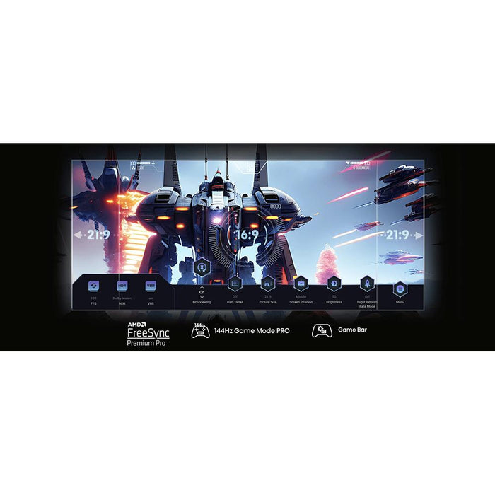 Hisense 75 Inch U7 Series Mini-LED ULED 4K Google TV 2023 Model - 75U7K