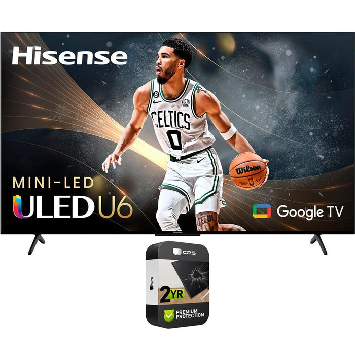 Hisense 55 Inch U6K Series 4K ULED Quantum HDR Smart Android TV+2 Year Warranty