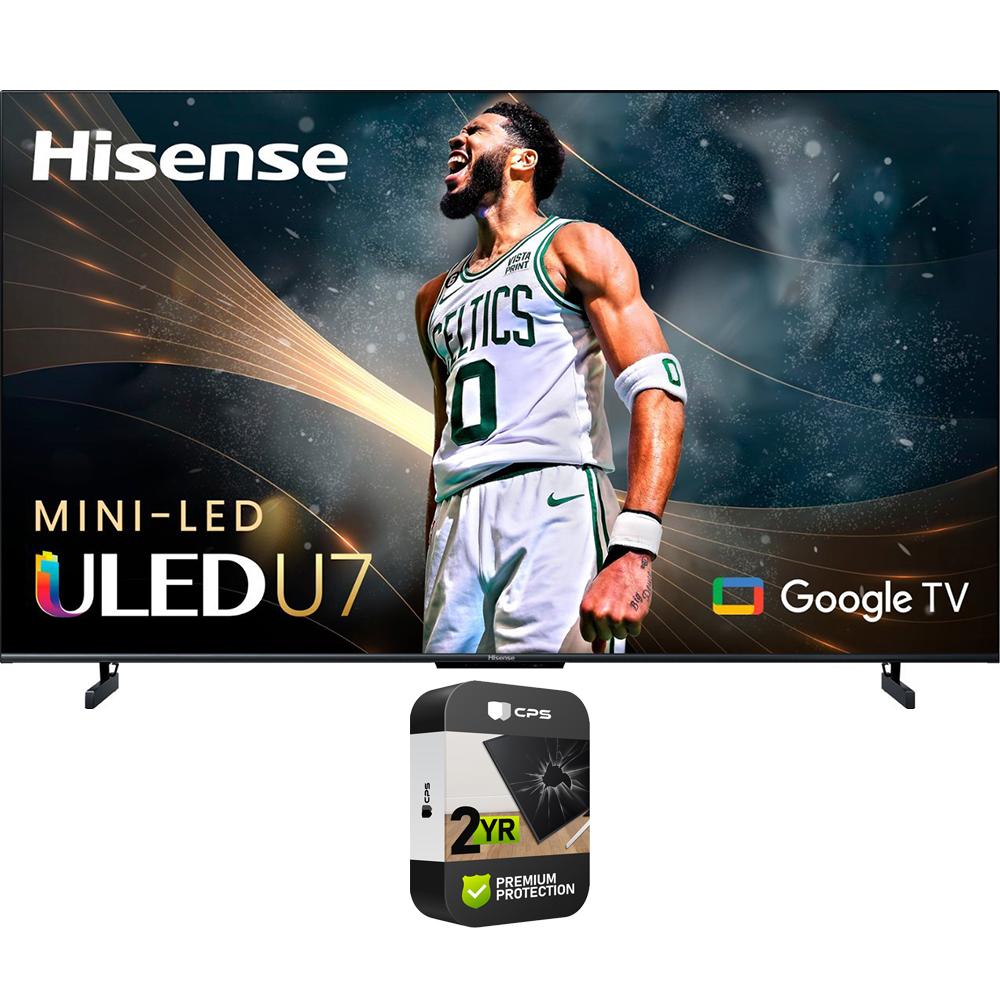 Hisense Smart TV Class U7 Series Mini-LED ULED 4K UHD Google Smart TV de 75  pulgadas (75U7K, modelo 2023) - QLED, Native 144Hz, 1000-Nit, Dolby Vision