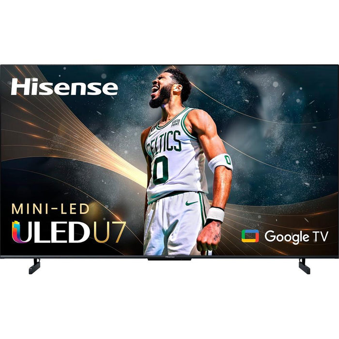 Hisense 65 Inch U7K Series 4K ULED Quantum HDR Android TV+Movies Streaming Pack