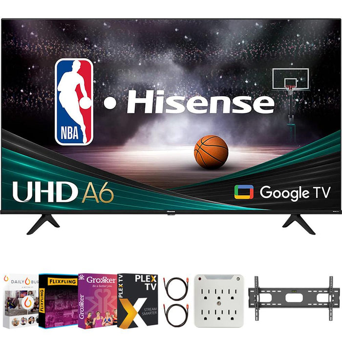 Hisense 70 inch Class A6 Series LED 4K UHD Smart Google TV+Movies Streaming Pack