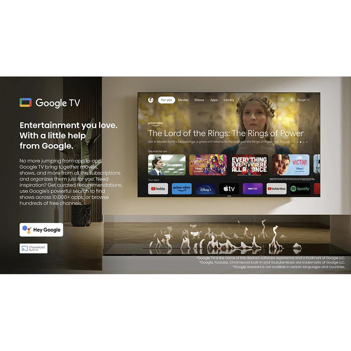 Hisense 55" U6K Mini-LED ULED 4K Google TV 2023 with Deco Gear Home Theater Bundle