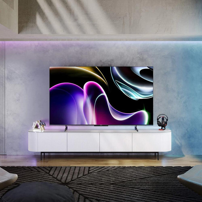 Hisense 65" U7 Series Mini-LED ULED 4K Google TV 2023 with Deco Gear Home Theater Bundle