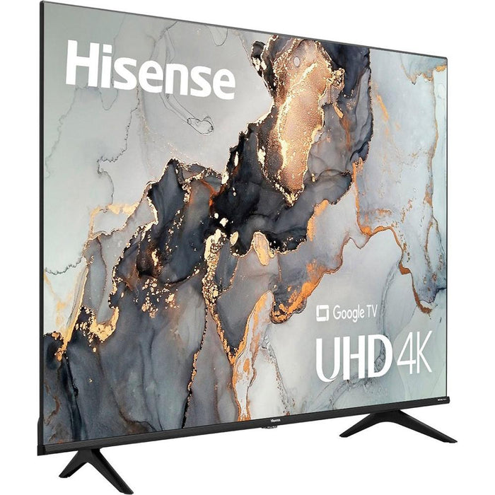 Hisense 65" A6 Series LED 4K UHD Smart Google TV with Deco Gear Home Theater Bundle