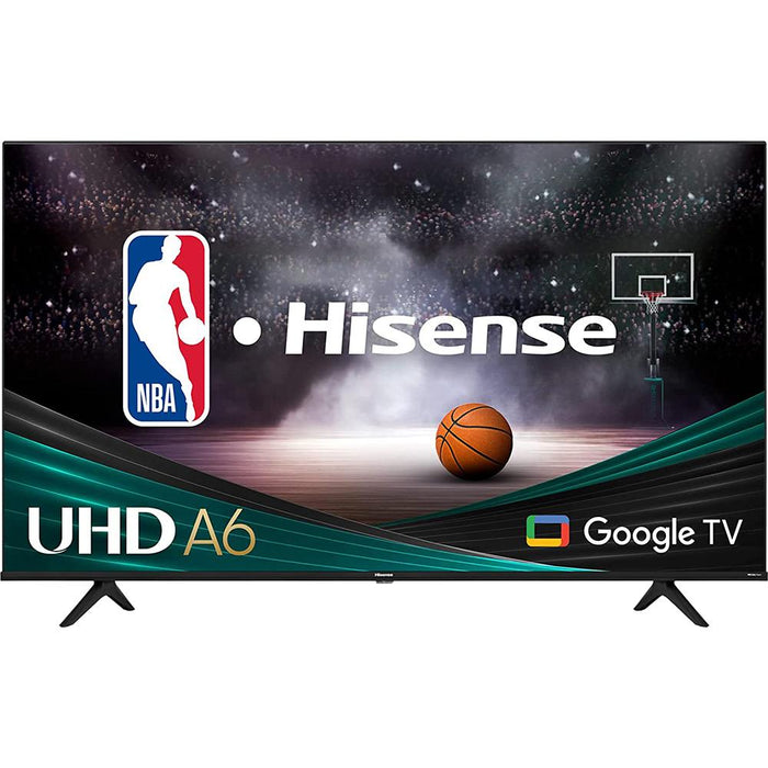 Hisense 70" A6 Series LED 4K UHD Smart Google TV with Deco Gear Home Theater Bundle