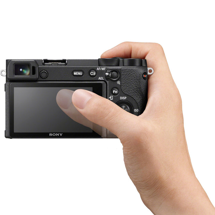 Sony a6600 Mirrorless Camera Body ILCE-6600/B + 2 Battery, Mic, 128GB & More Bundle