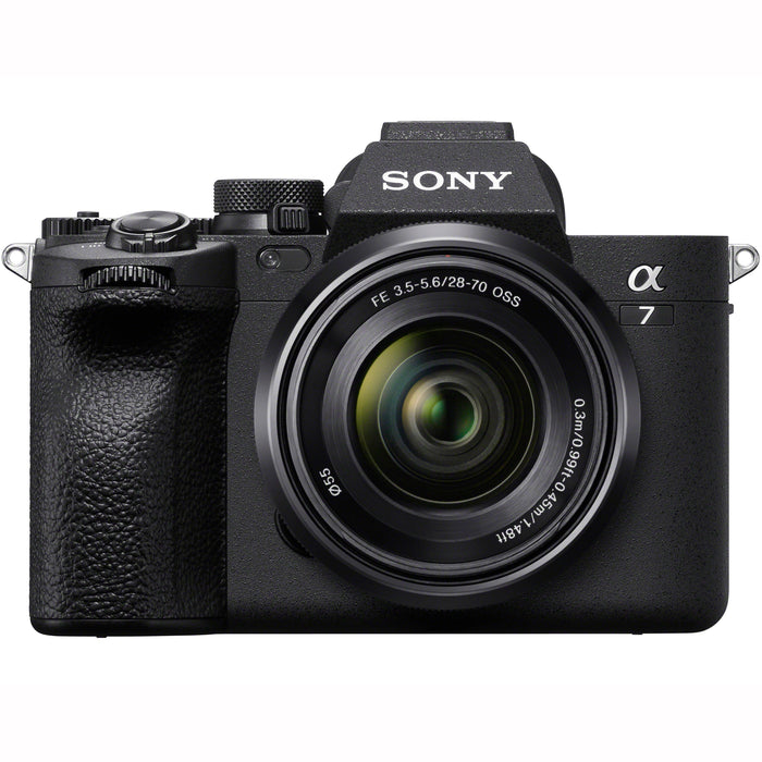 Sony a7 IV Mirrorless Camera w/28-70mm Lens ILCE-7M4K/B +2 Battery +Mic & More Bundle