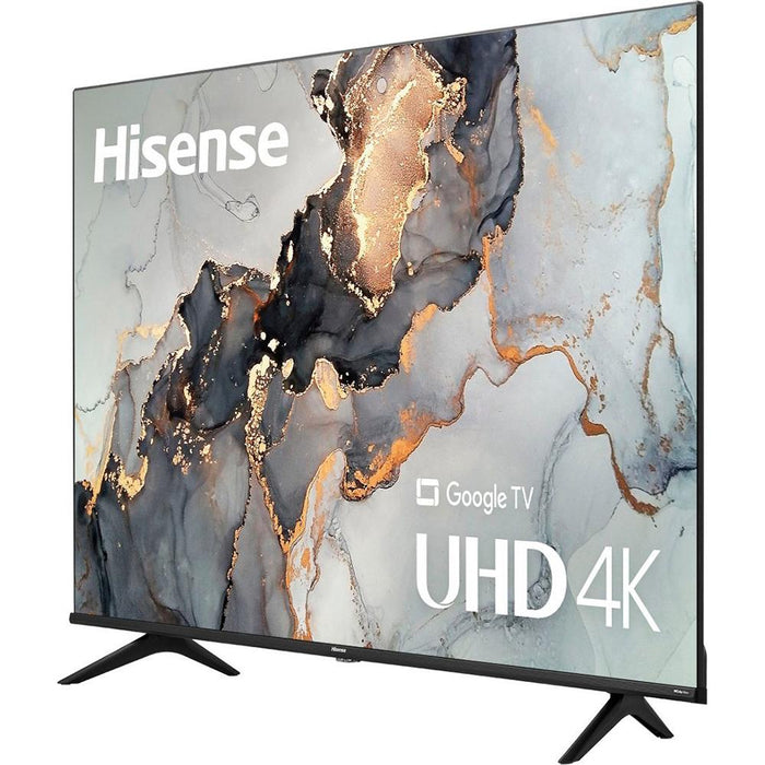 Hisense 65" A6 Series LED 4K UHD Smart Google TV w/ Deco Gear 60W Soundbar Bundle
