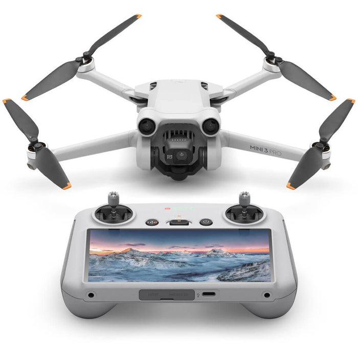 DJI Mini 3 Pro Drone Quadcopter Kit + RC Smart Remote Control & Accessories Bundle