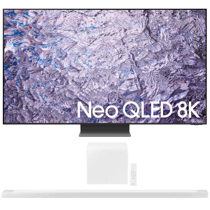 Samsung 65 Inch Neo QLED 8K Smart TV 2023 with 3.1.2ch Soundbar White