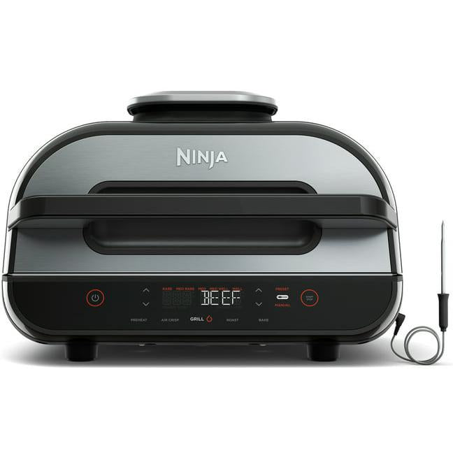 Ninja FG550 Foodi Smart XL 4-in-1 Indoor Grill with 4-Quart Air Fryer - Refurbished