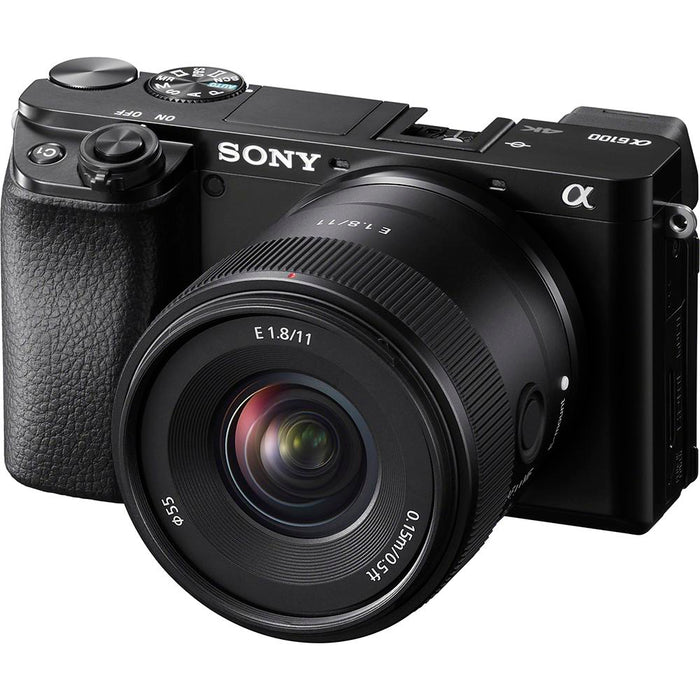 Sony E 11mm F1.8 APS-C Ultra-Wide-Angle Prime for APS-C Cameras (SEL11F18) - Open Box