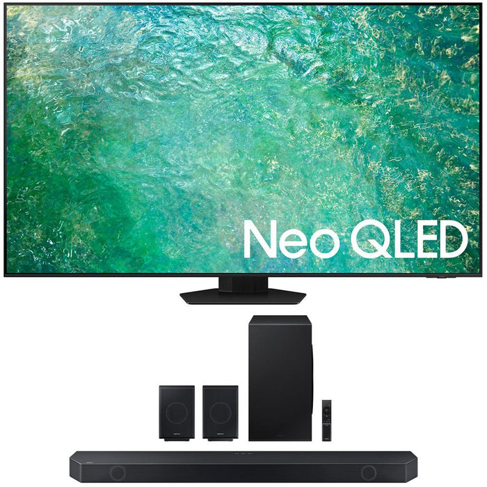 Samsung 85 Inch Neo QLED 4K Smart TV 2023 with Soundbar and Rear Speakers