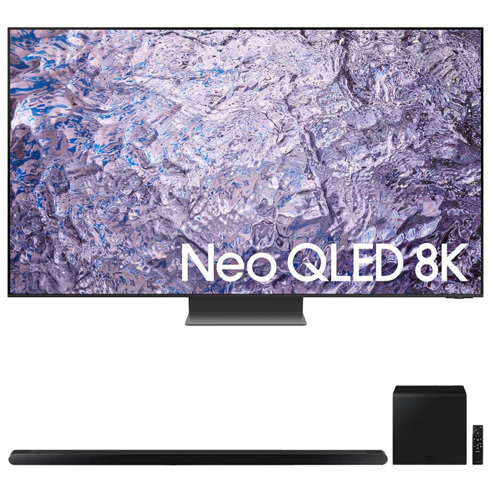 Samsung QN75QN800C 75" Neo QLED 8K Smart TV (2023) w/ 3.2.1ch Soundbar Black