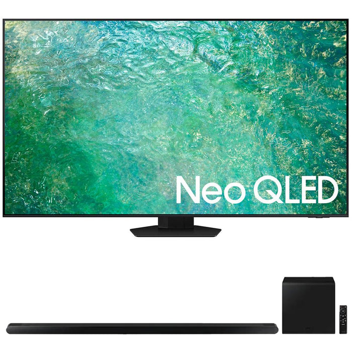 Samsung QN65QN85CA 65" Neo QLED 4K Smart TV (2023) w/ 3.2.1ch Soundbar Black