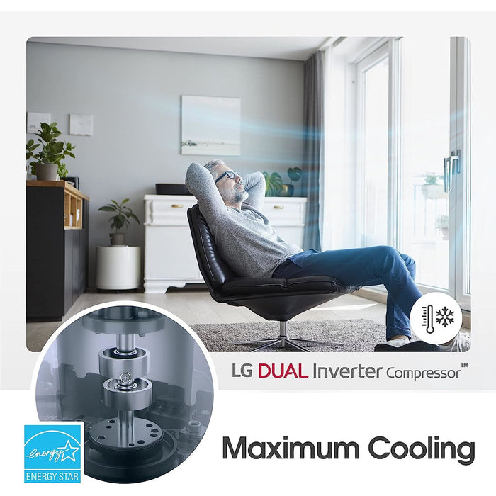 LG 10000 BTU Portable Air Conditioners Dual Inverter Wheels - Refurbished