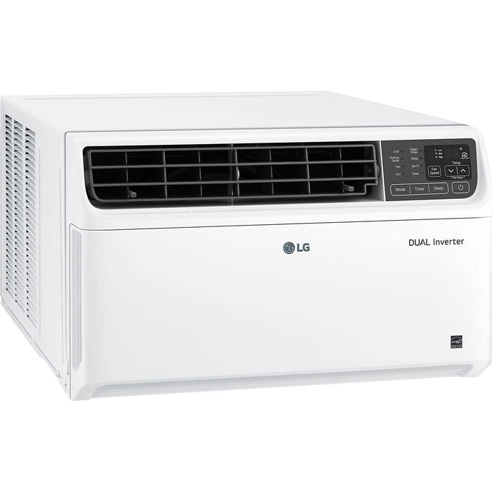 LG 9,500 BTU Dual Inverter Smart Window Air Conditioner w/ WiFi, White, Refurbished