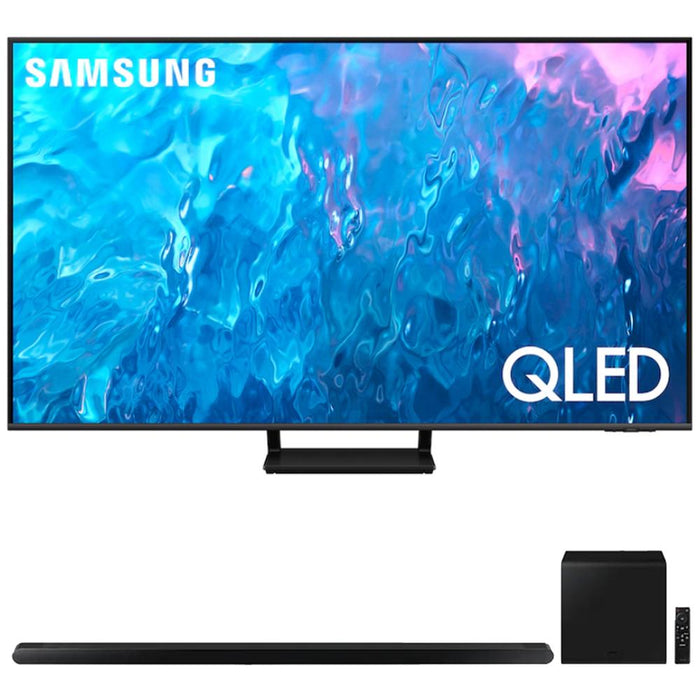 Samsung QN55Q70CA 55" Q70C QLED 4K Smart TV (2023) w/ 3.2.1ch Soundbar Black