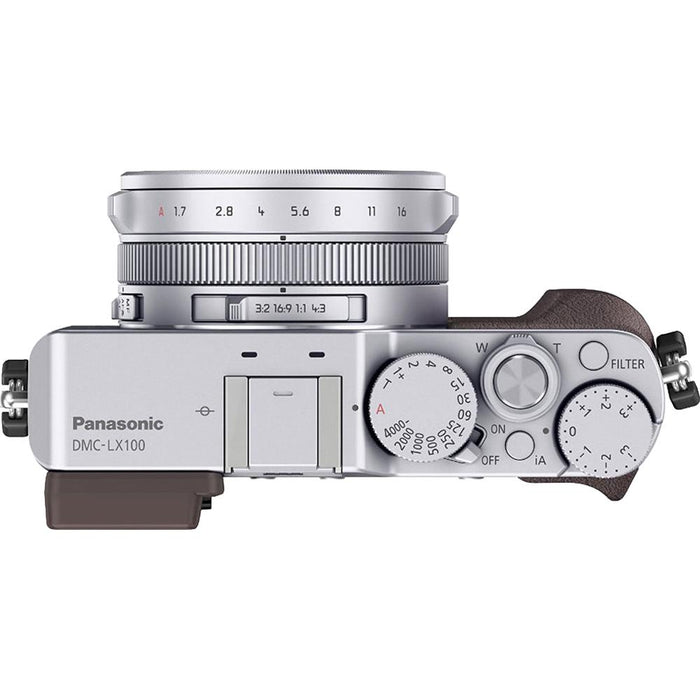Panasonic LUMIX LX100 Integrated Leica DC Lens Camera 64GB Filter Kit Bundle