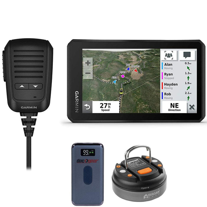Garmin Tread Powersport 5.5" Screen Off-Road Navigator with Group Radio + Power Bundle