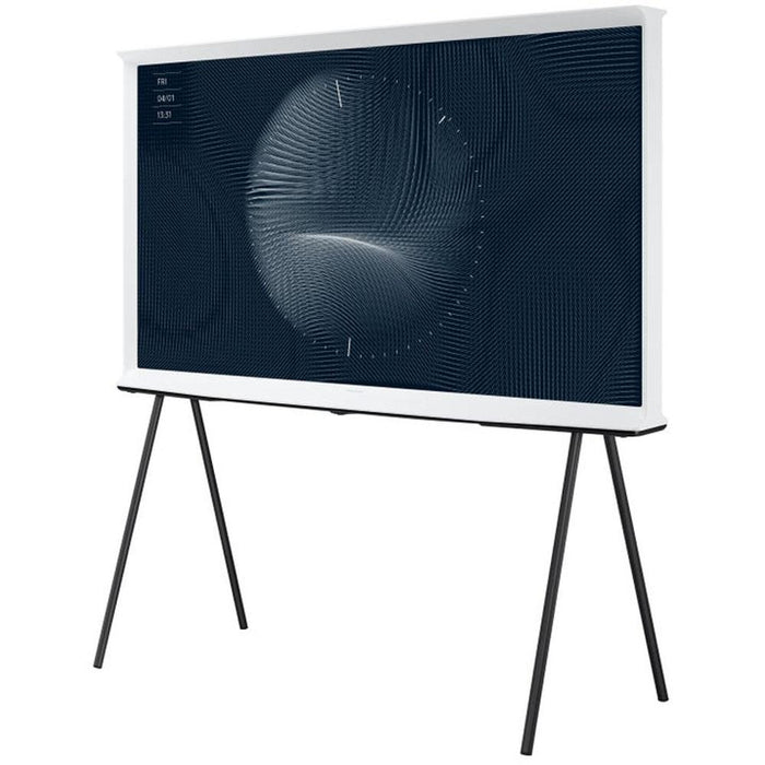 Samsung The Serif 55 Inch QLED 4K UHD Smart TV 2022 + Soundbar and Rear Speakers