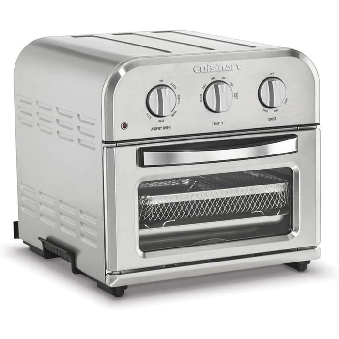 Cuisinart Compact AirFryer Convection Toaster Oven Stainless Steel Renewed