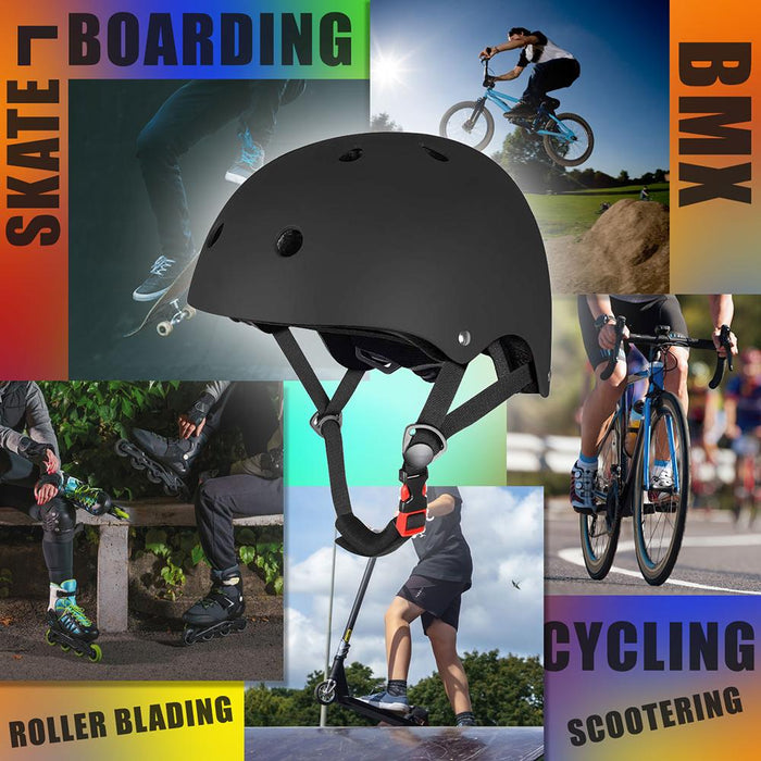 Deco Essentials Adult Helmet with Impact Resistance for Bikes, Scooters, Skateboarding (Large)