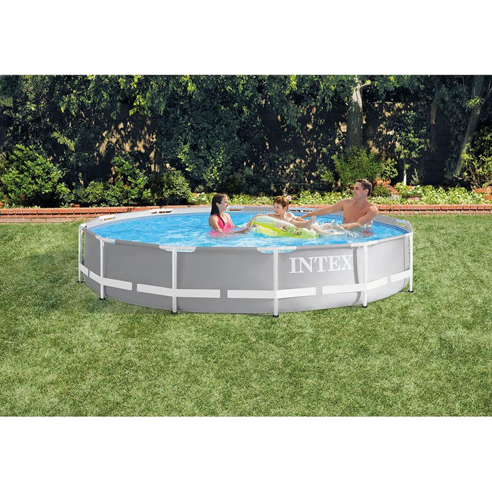 Intex Prism Frame Above Ground Pool Set with Filter Pump (12' x 30") - 26711EH