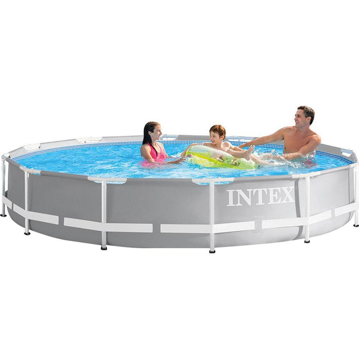 Intex Prism Frame Above Ground Pool Set with Filter Pump (12' x 30") - 26711EH
