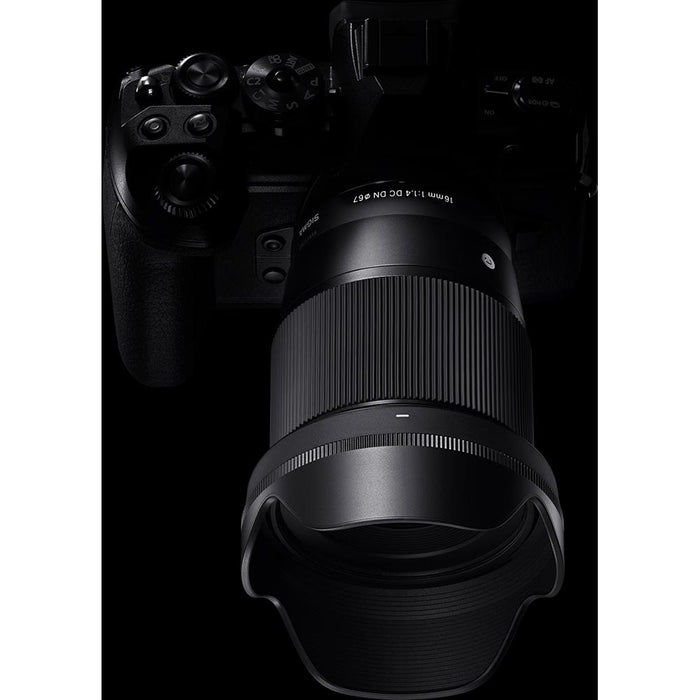 Sigma 16mm f/1.4 DC DN Contemporary Lens for FUJIFILM X - 402975 - Open Box