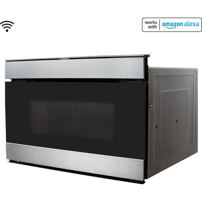 Sharp 1.2 Cu. Ft. Smart Microwave Drawer, Stainless Steel - Open Box
