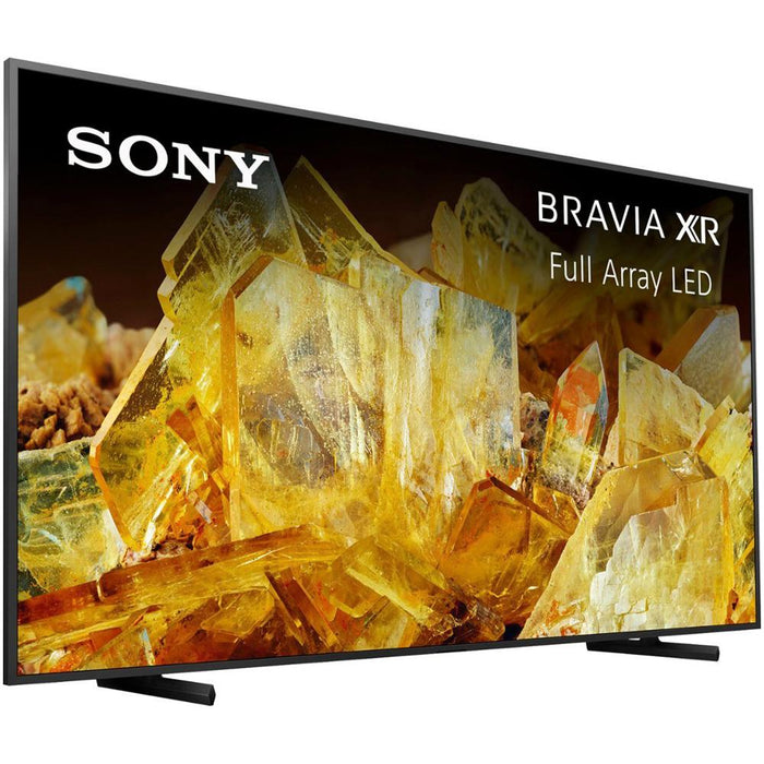 Sony Bravia XR 85" X90L 4K HDR LED Smart TV 2023 with Deco Gear Home Theater Bundle