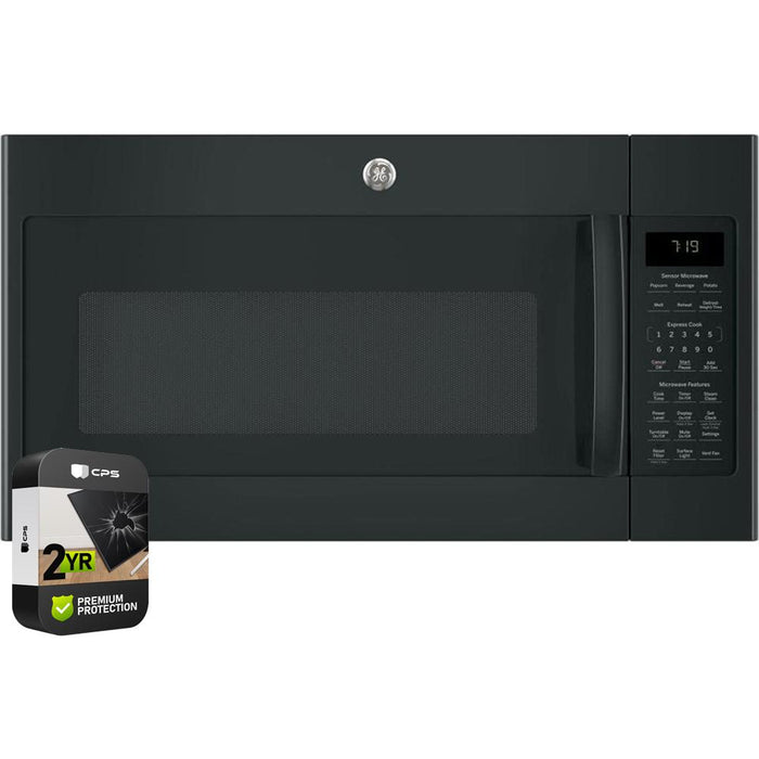 GE 1.9 Cu. Ft. Over-the-Range Microwave Black with 2 Year Warranty