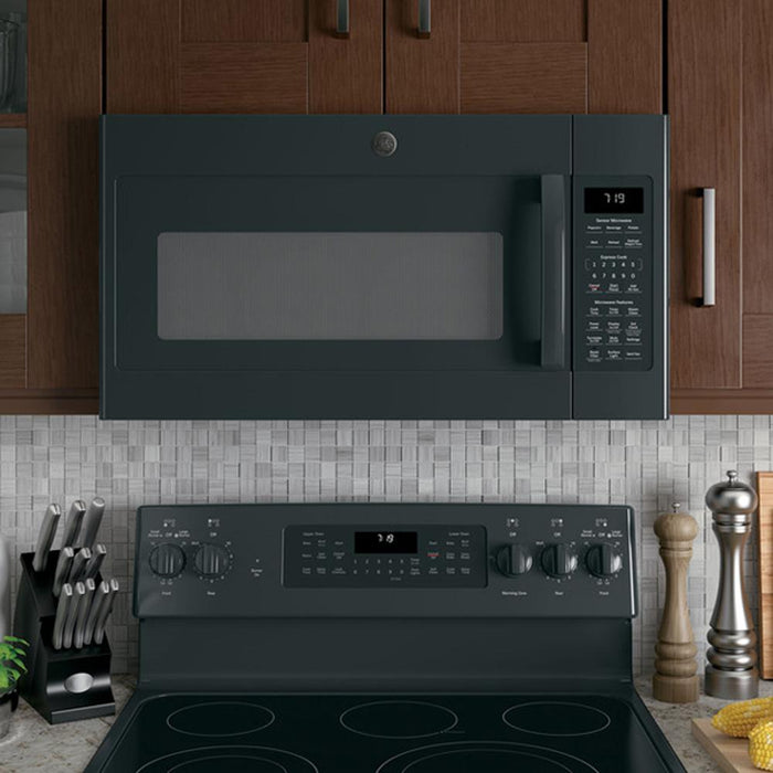 GE 1.9 Cu. Ft. Over-the-Range Microwave Black with 2 Year Warranty