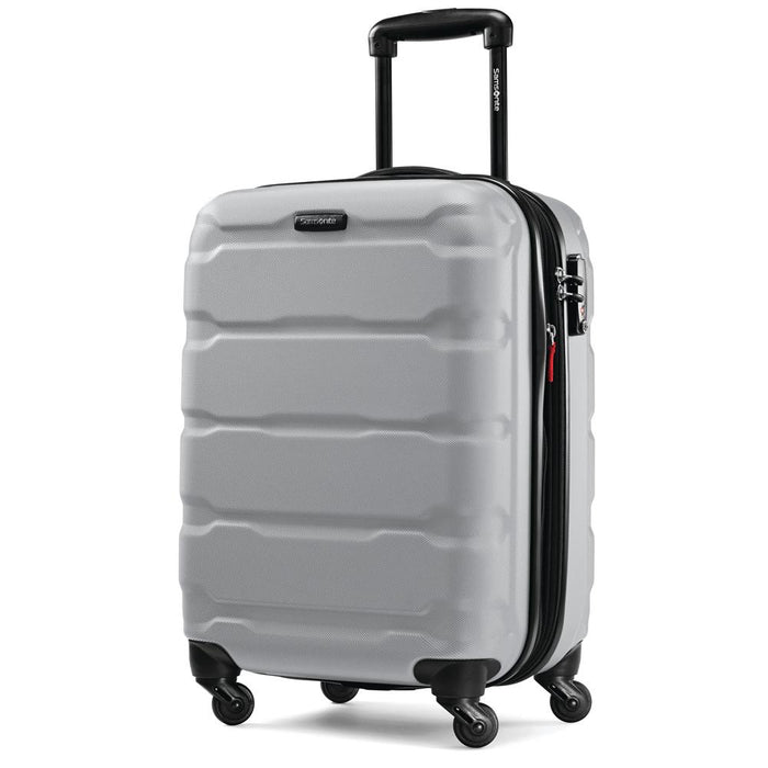 Samsonite Omni Hardside Nested Luggage Spinner Set, Silver w/ 10pc Accessory Kit